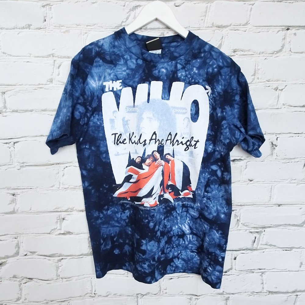The Who Navy Tie Dye The Kids Are Alright Vintage T-shirt
